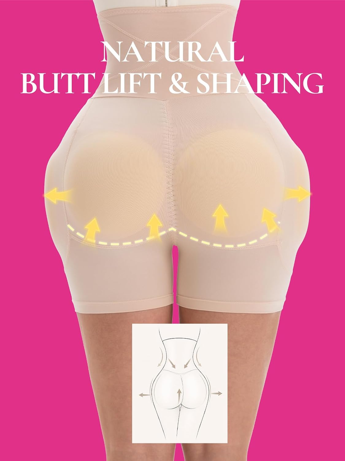 materasu Women's Butt Lifter Shapewear Shorts — image 4