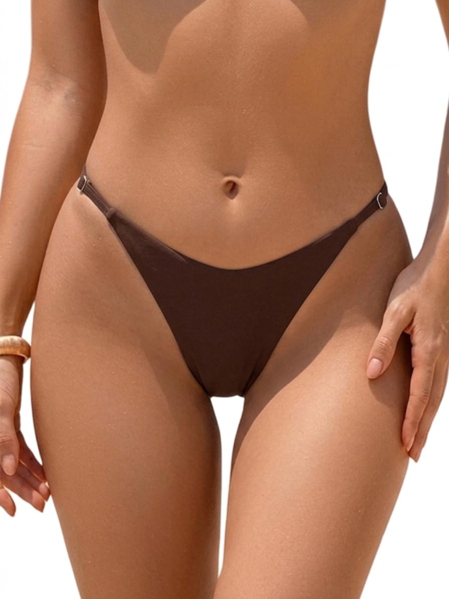 Bavace Women's Adjustable Thong Bikini Bottom — image 7