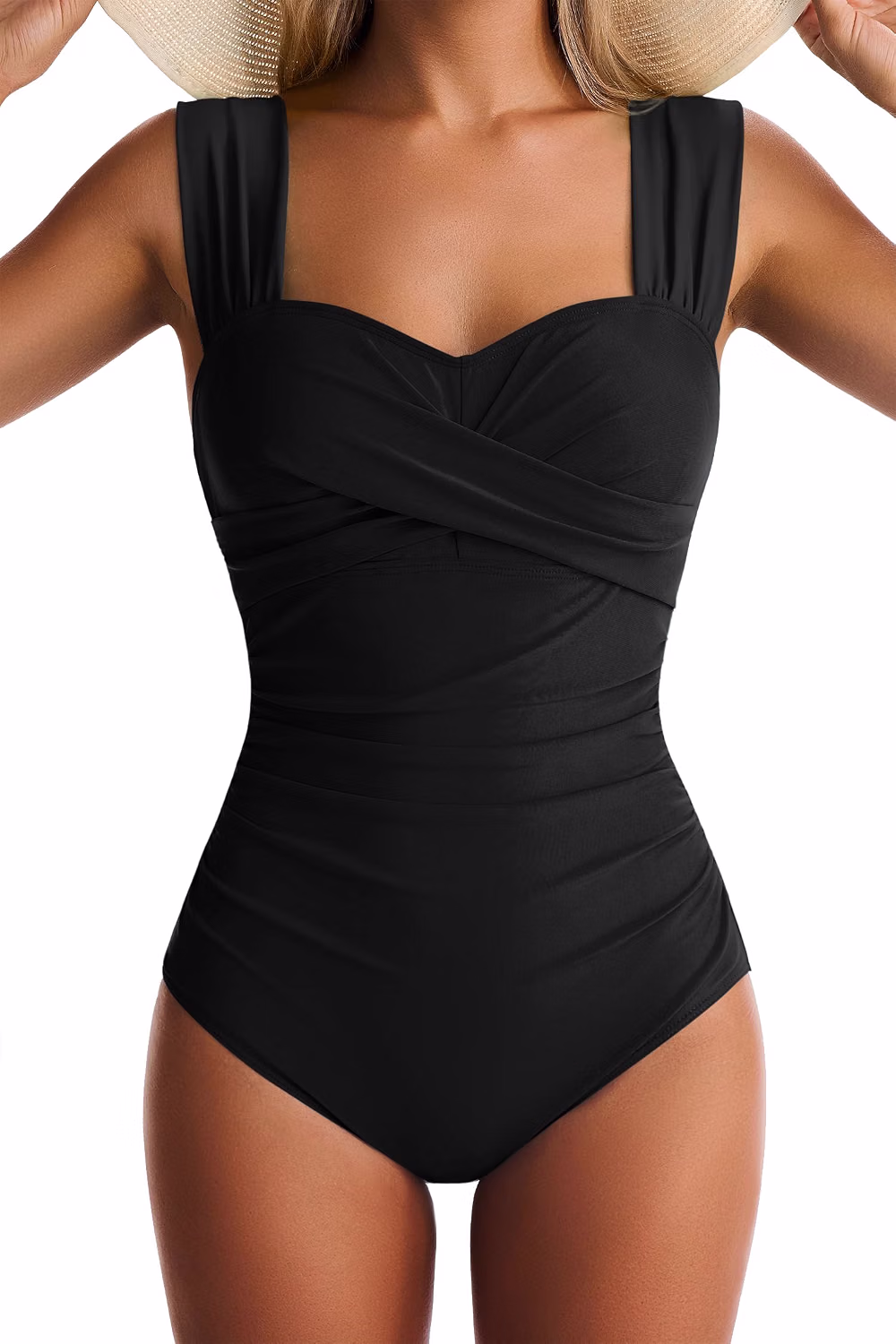 EVOCRCO Women's Tummy Control One Piece Swimsuit