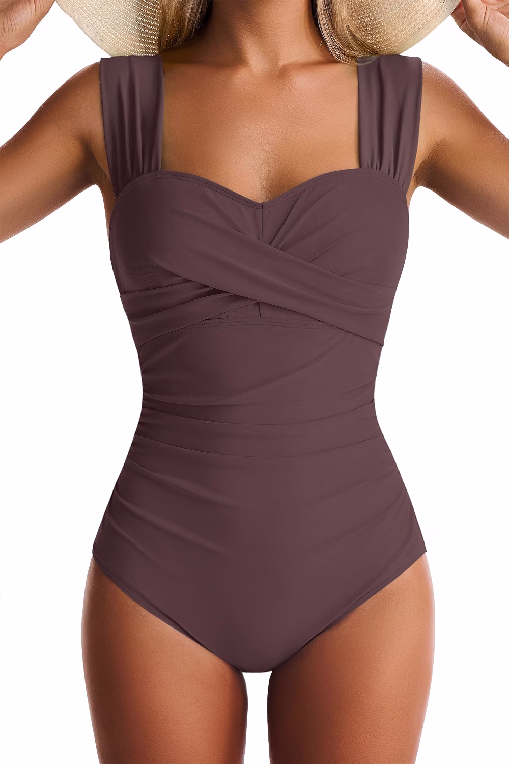 EVOCRCO Women's Tummy Control One Piece Swimsuit — image 12