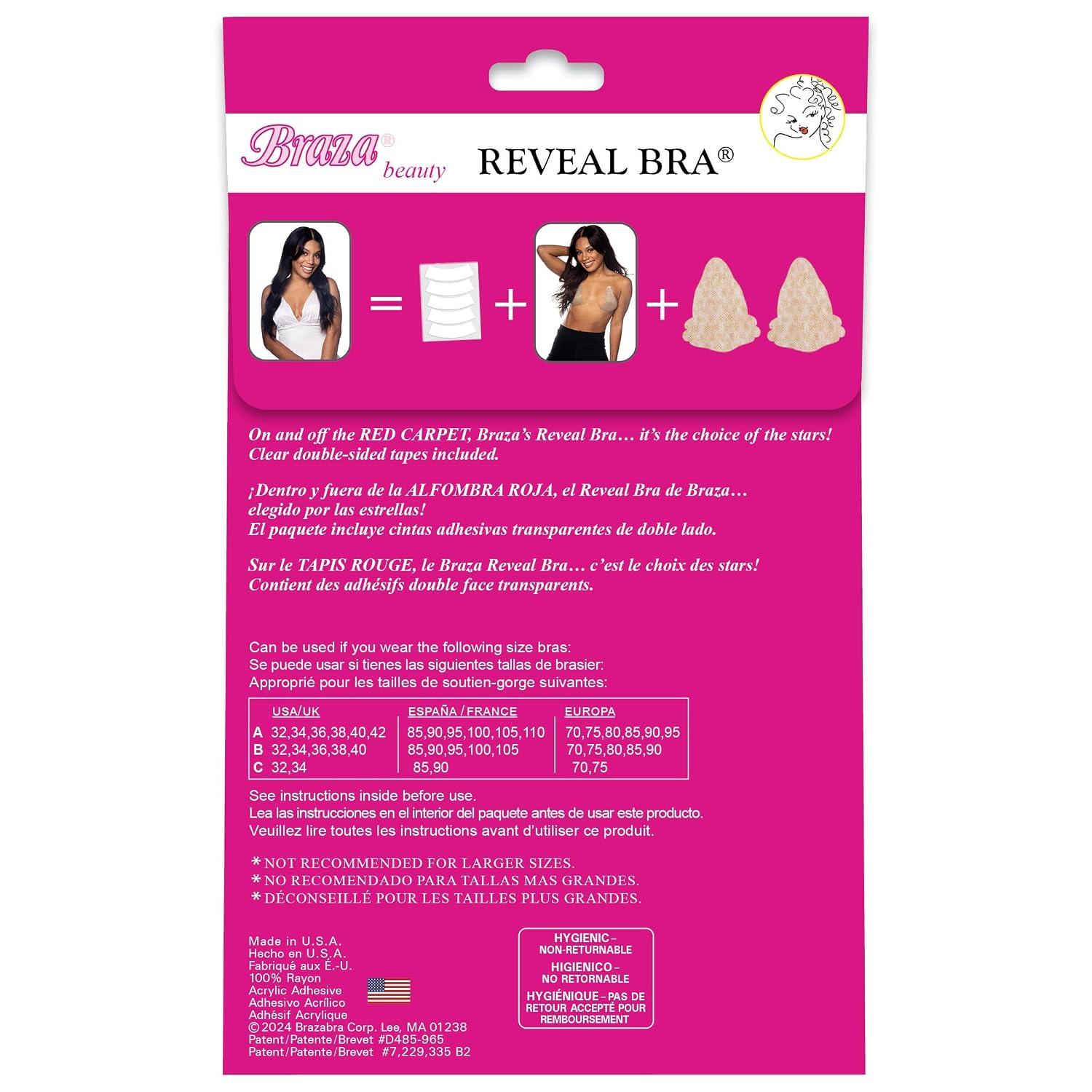Braza Reveal Disposable Adhesive Bra, 3 Pairs — image 5