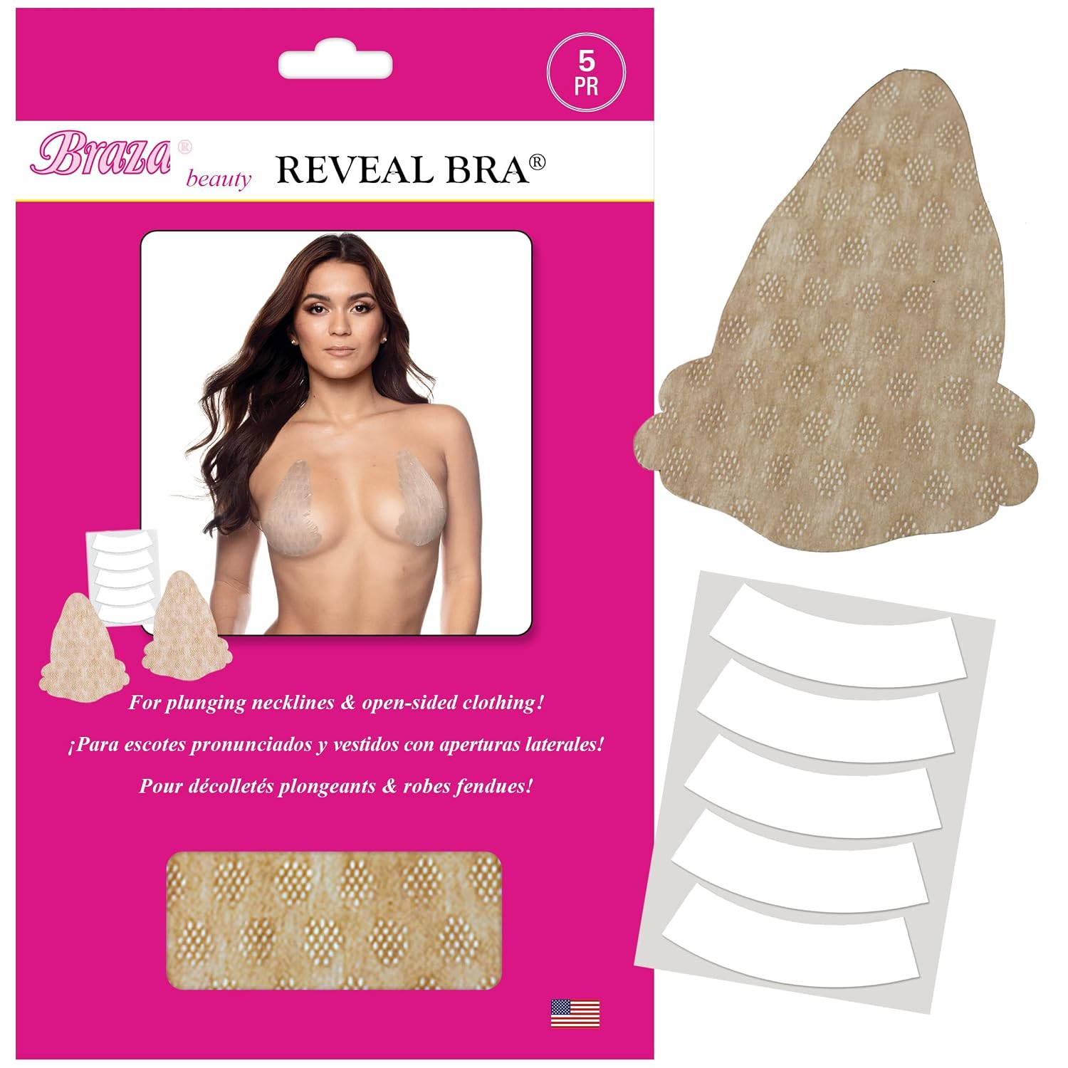 Braza Reveal Disposable Adhesive Bra, 3 Pairs — image 7