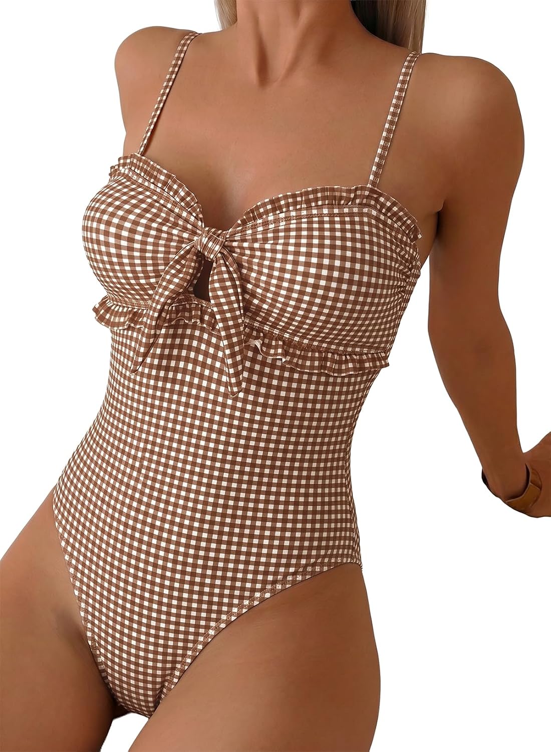 Herseas Knotted Front Ruffle Swimsuit — image 8