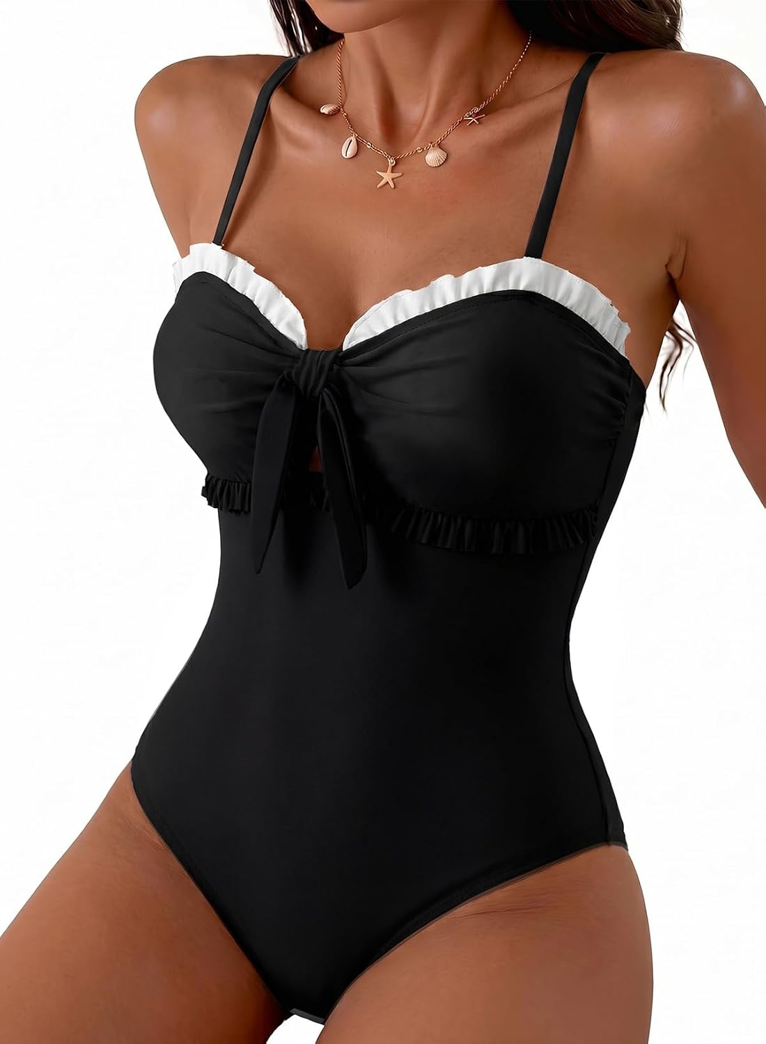 Herseas Knotted Front Ruffle Swimsuit — image 11