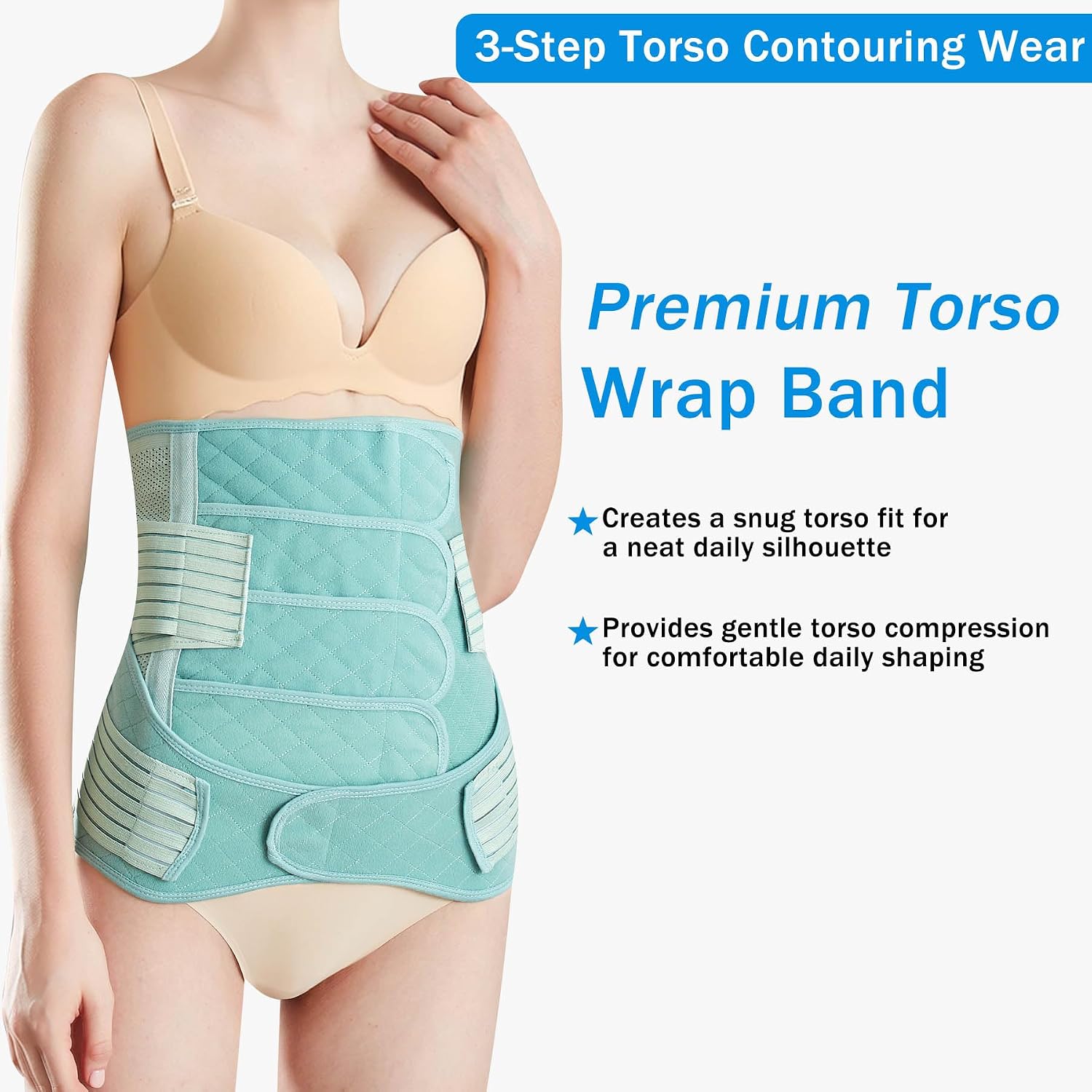 Jnxuoq 2-in-1 Postpartum Belly Band Wrap — image 2