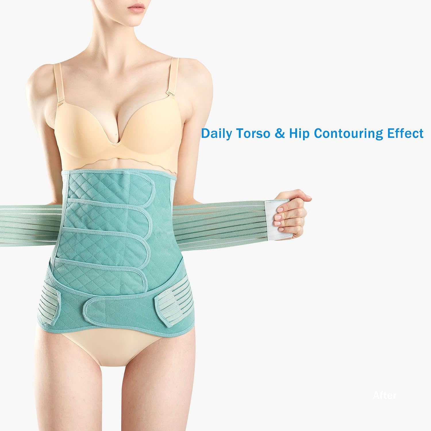 Jnxuoq 2-in-1 Postpartum Belly Band Wrap — image 5