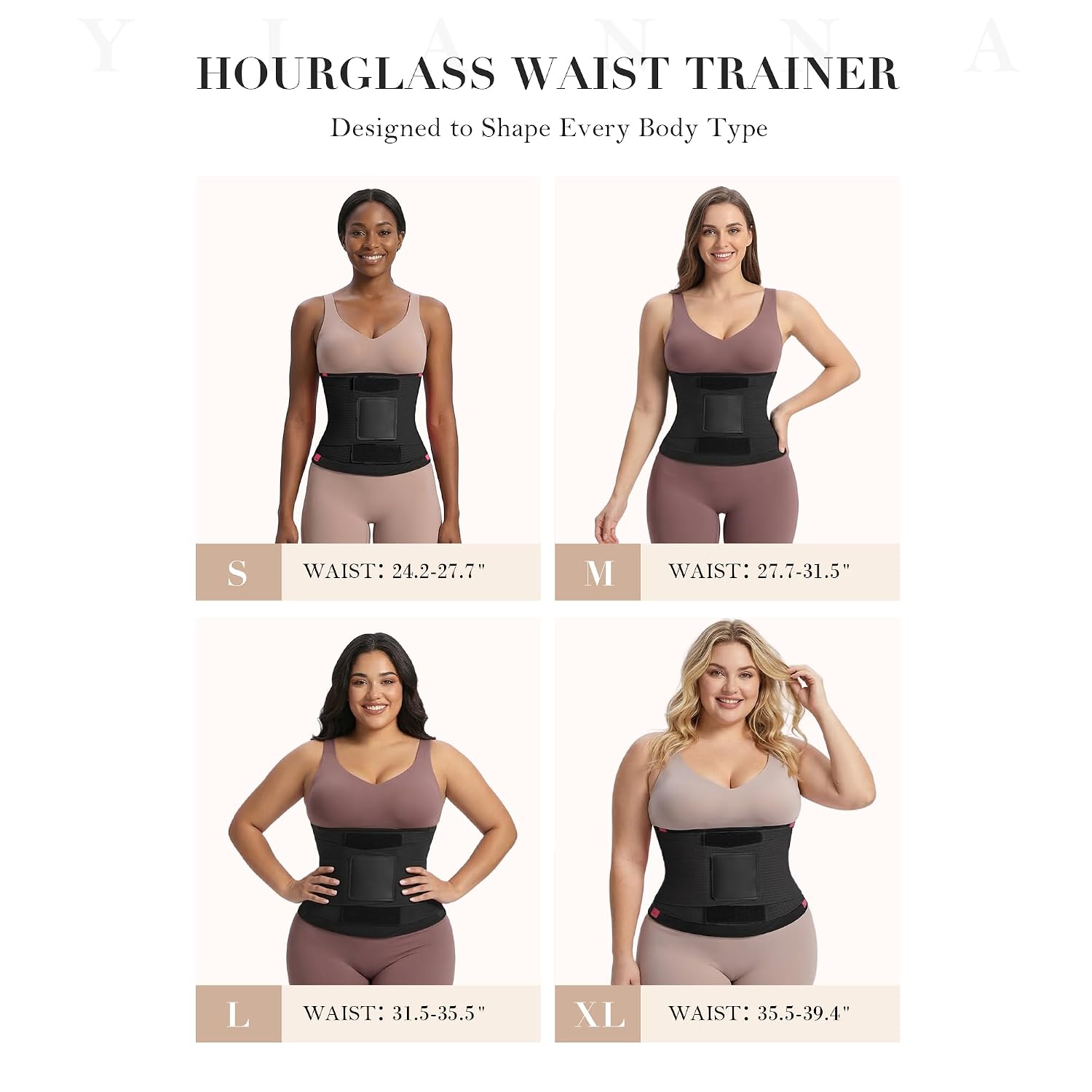 YIANNA 3-Layer Waist Trainer Cincher — image 9