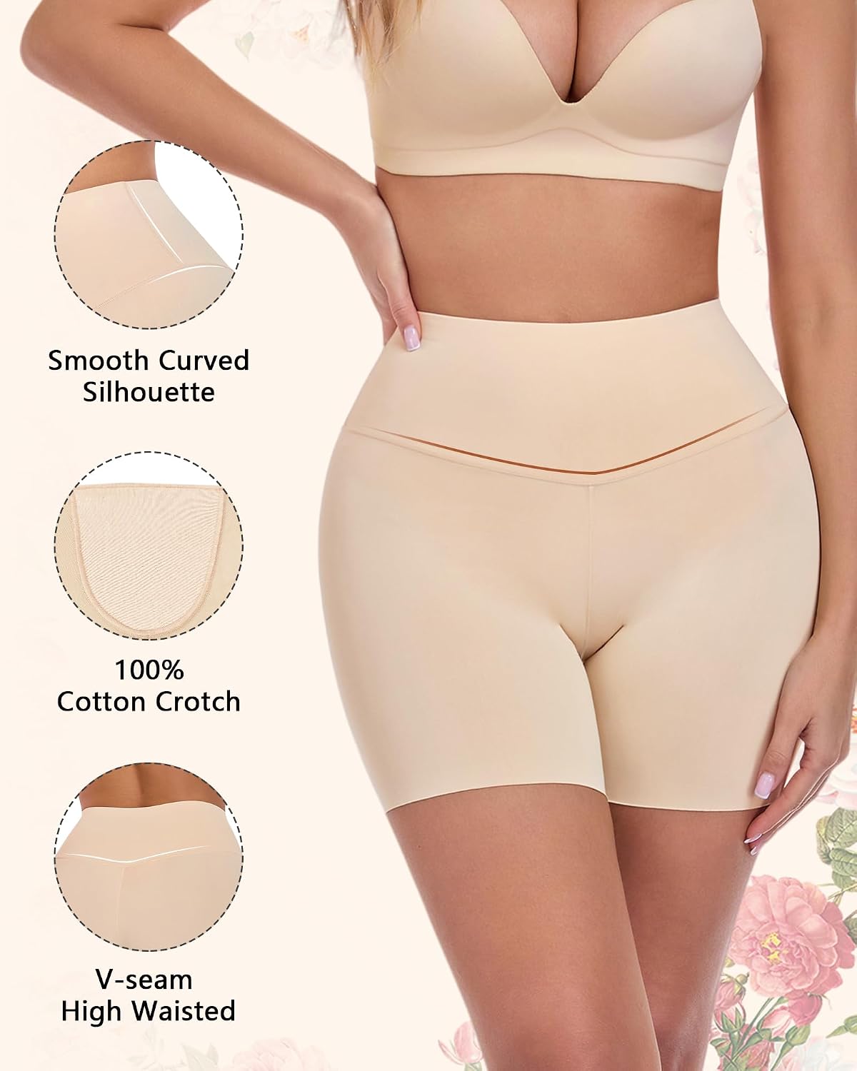 DailyCity Cooling Seamless Biker Boyshorts for Women — image 5