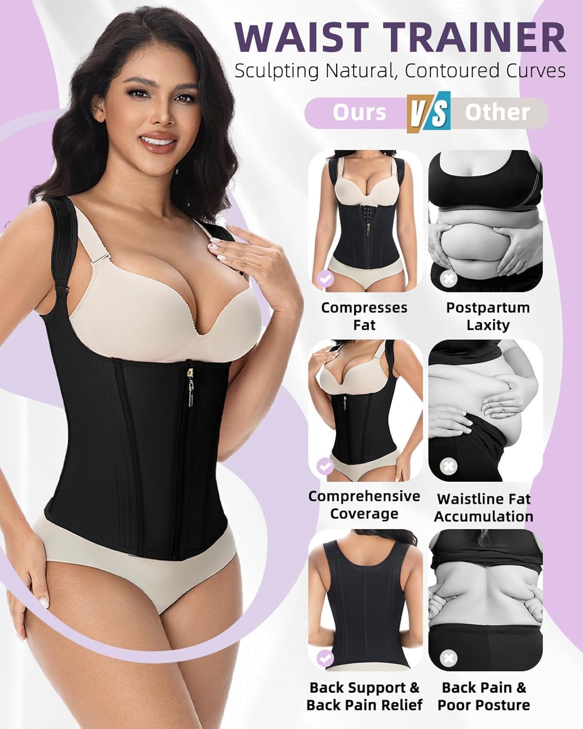 SOEYHALY Waist Trainer Corset Tank Top — image 7