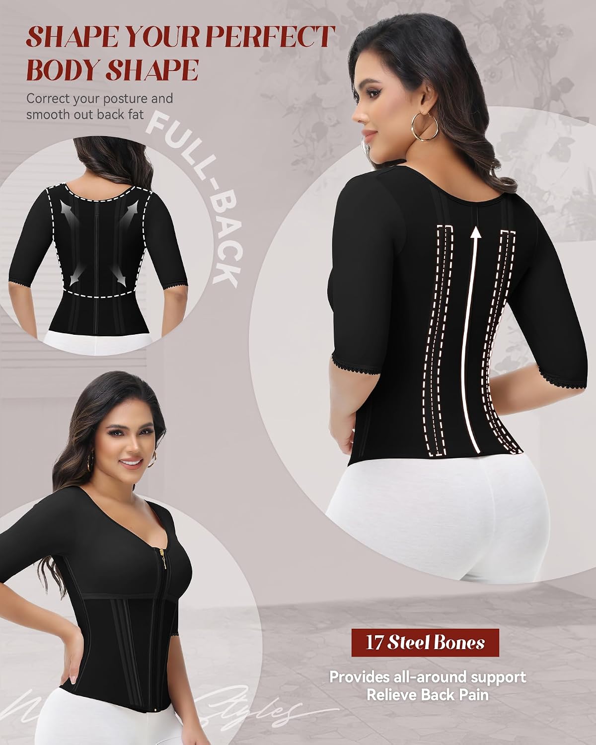 SHAPSHE Waist Trainer Corset with Bra — image 4