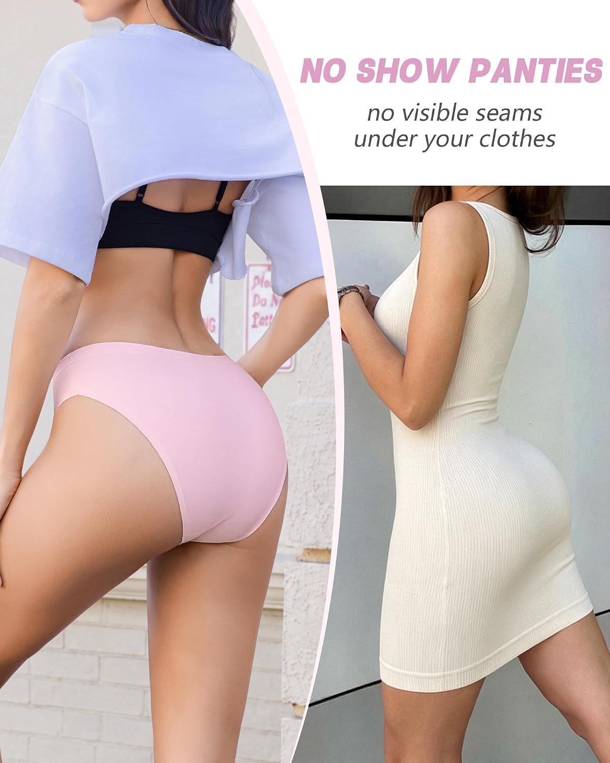 Neikuxia Women's Seamless Hipster Underwear Pack — image 2