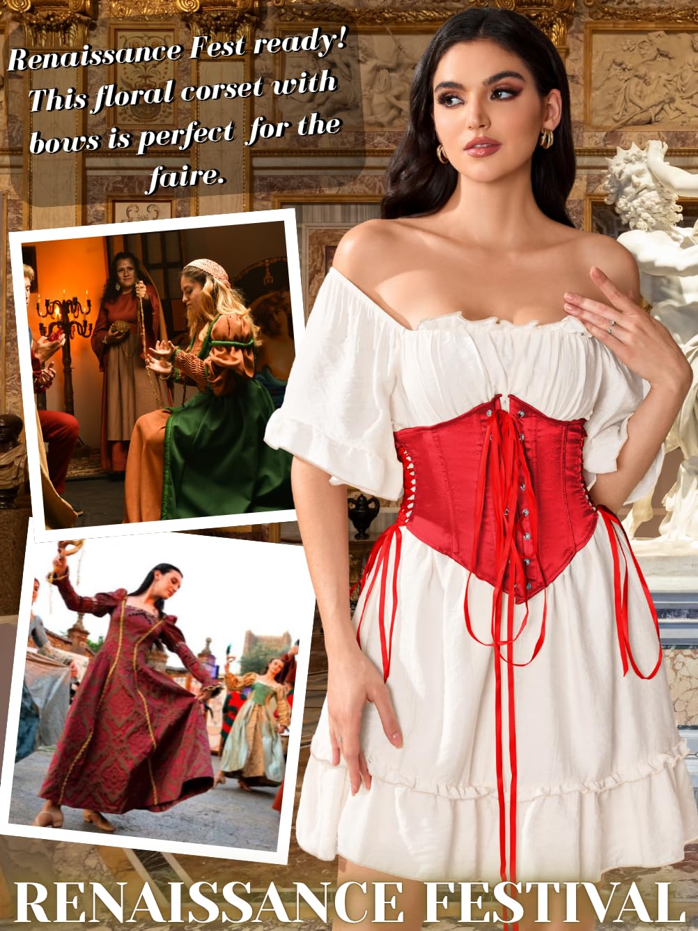 ChiaoLezhee Renaissance Underbust Boned Corset — image 5