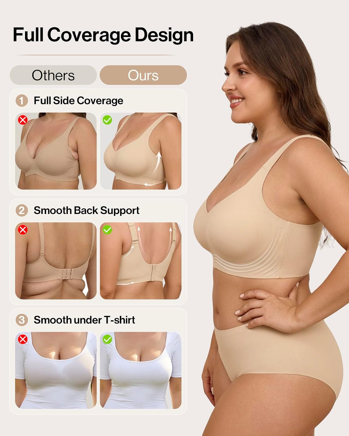 Ubras Wireless Jelly Bra for Women — image 3