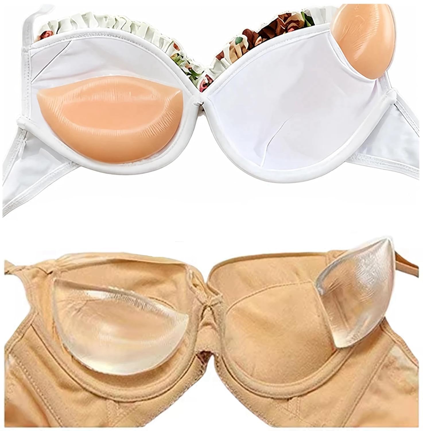 Clear Silicone Push Up Bra Inserts for Women — image 8