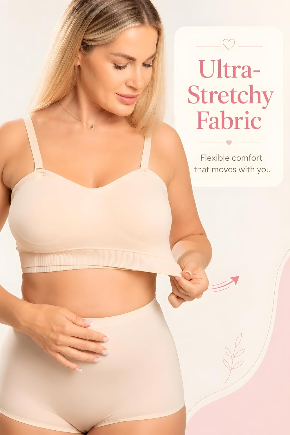Evamom Wireless Padded Strapless Nursing Bra — image 4