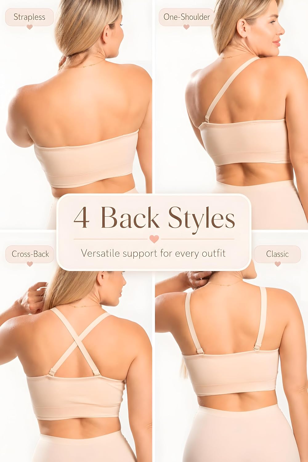 Evamom Wireless Padded Strapless Nursing Bra — image 6