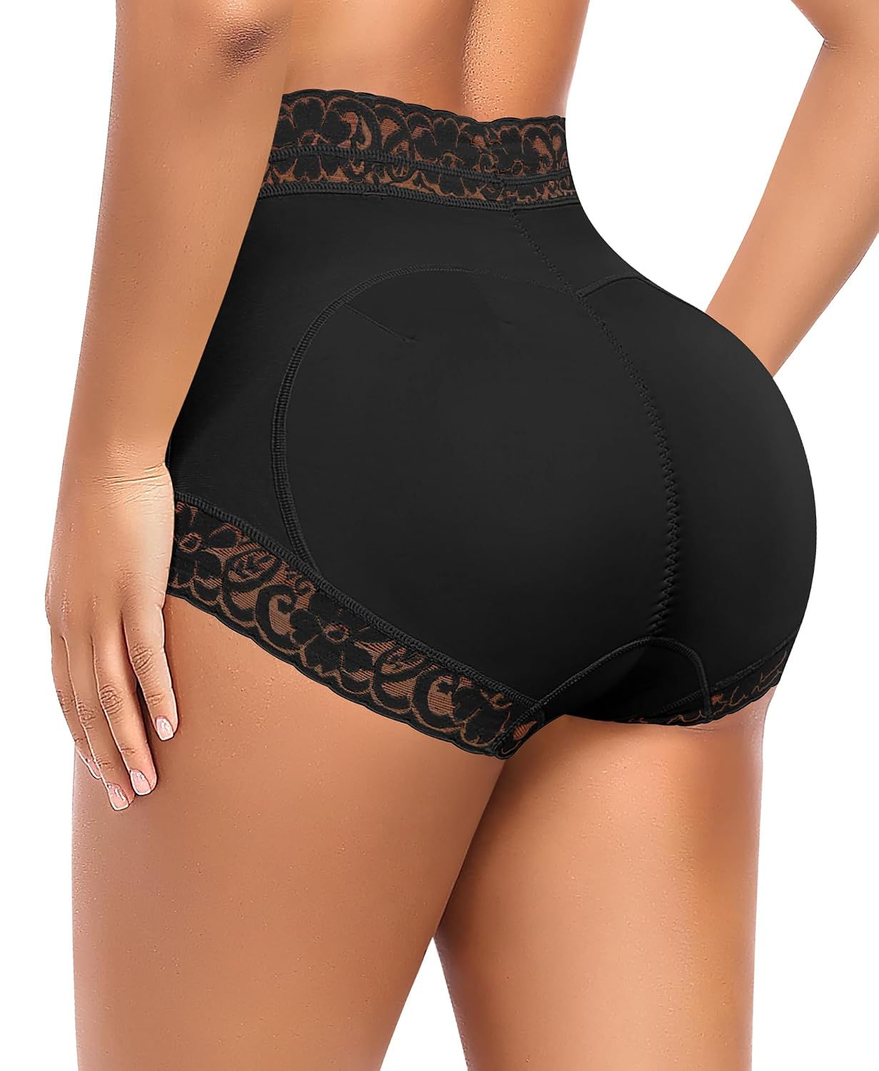 DERCA Lace Butt Lifting Padded Shapewear Panty