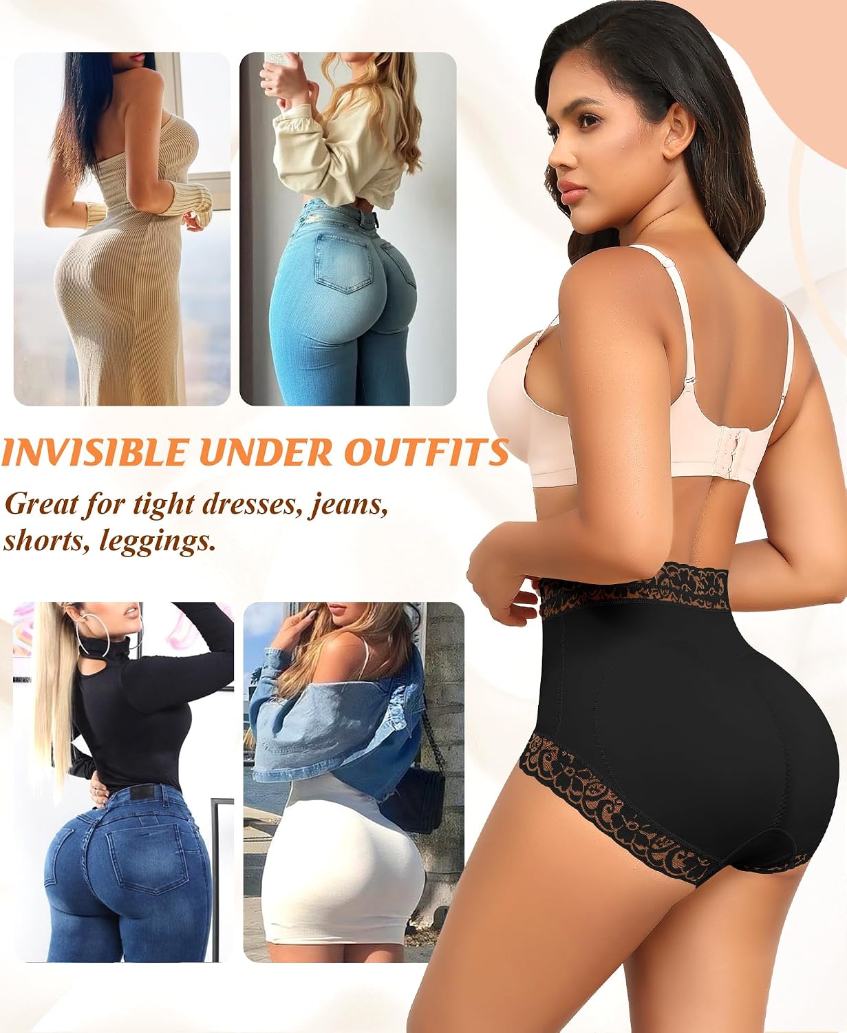 DERCA Lace Butt Lifting Padded Shapewear Panty — image 4