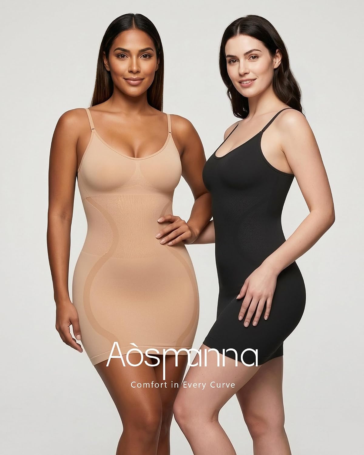 AOSIMANNA Tummy Control Body Shaper Slip — image 7