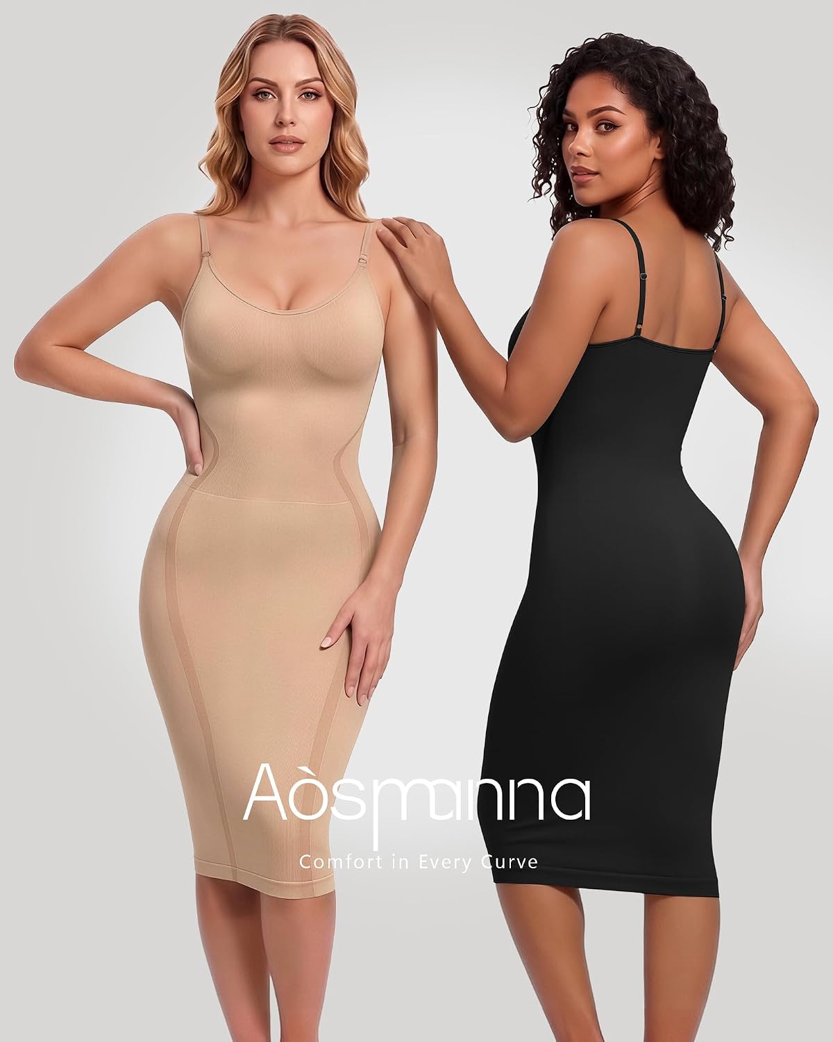 AOSIMANNA Full Body Shapewear Dress for Women — image 7