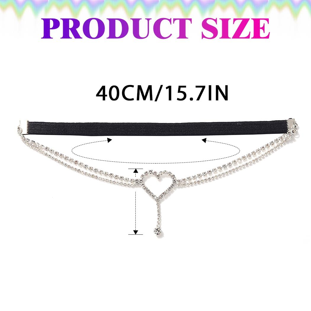 EVAZEN Rhinestone Garter Thigh Chain Jewelry — image 4