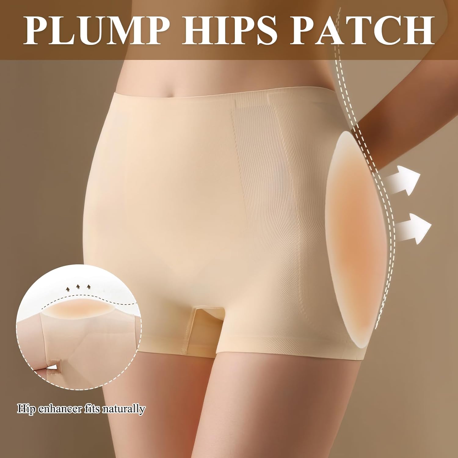 EPBRVV Silicone Hip Dip Pads for Women — image 4