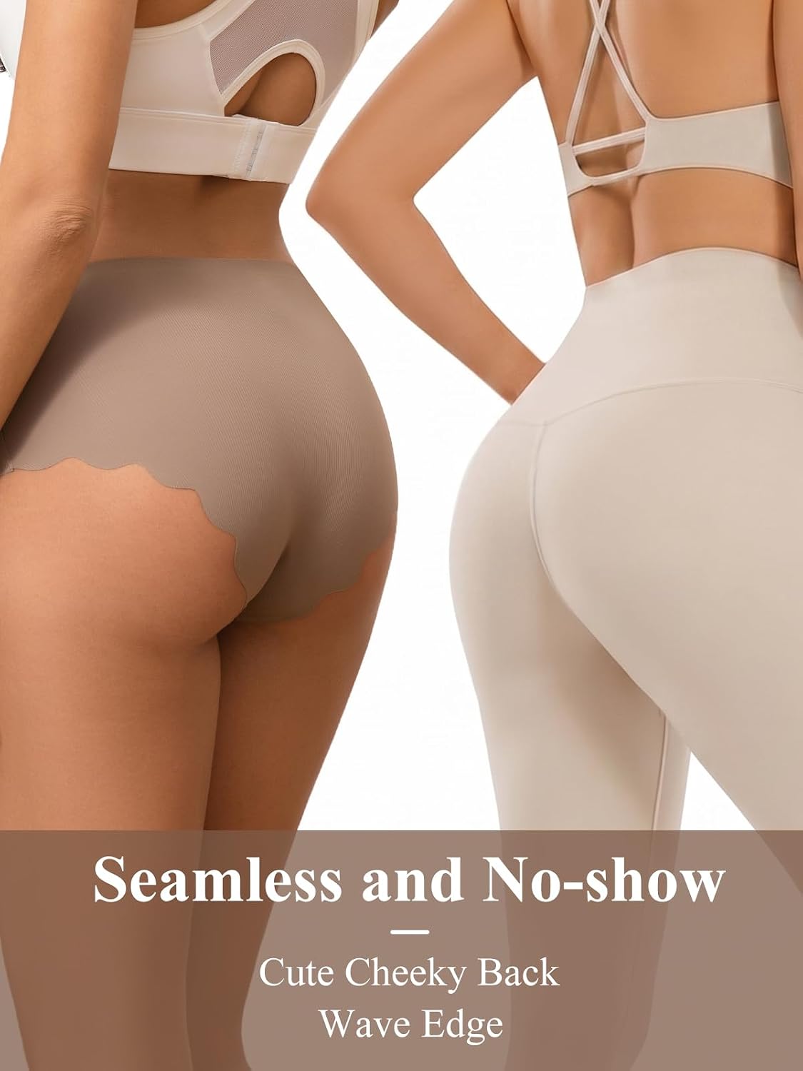 SDEOER High Waisted Seamless No Show Panties — image 2