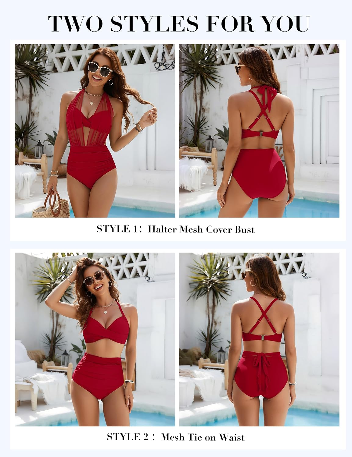 Blooming Jelly High Waisted Tummy Control Bikini — image 4