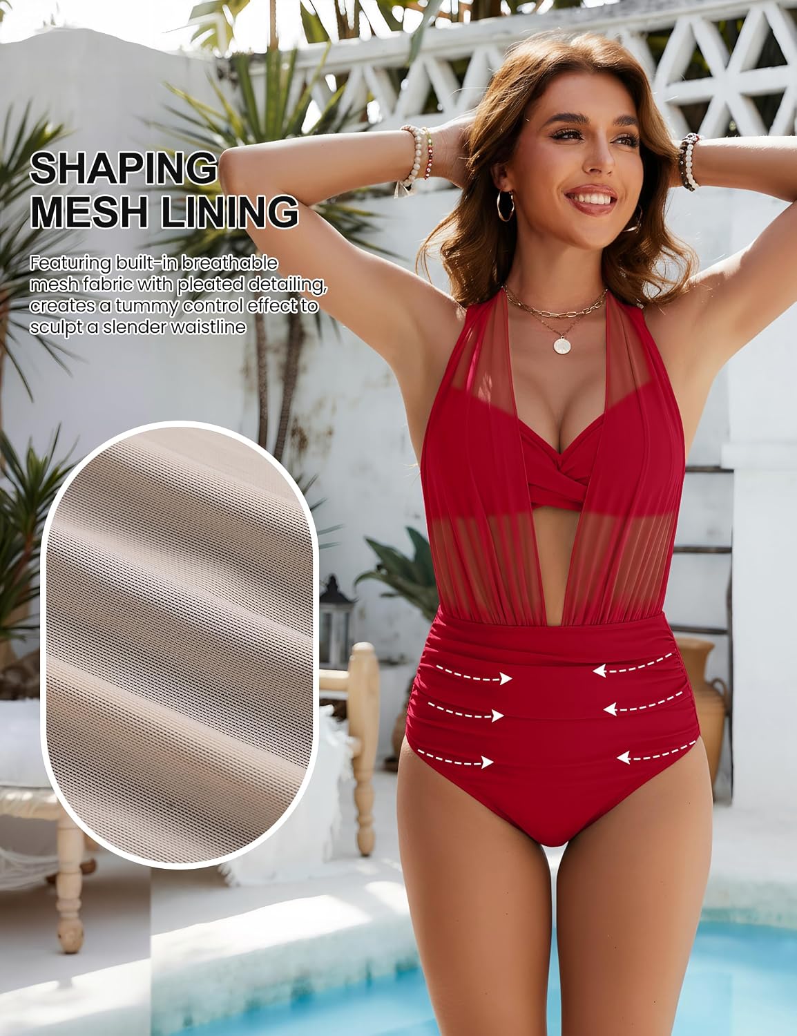 Blooming Jelly High Waisted Tummy Control Bikini — image 5