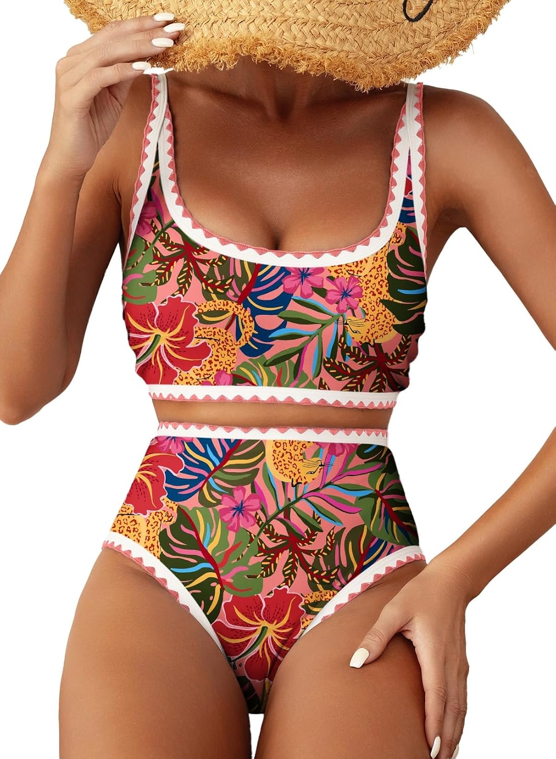 Herseas High Waisted Floral Bikini Set — image 10