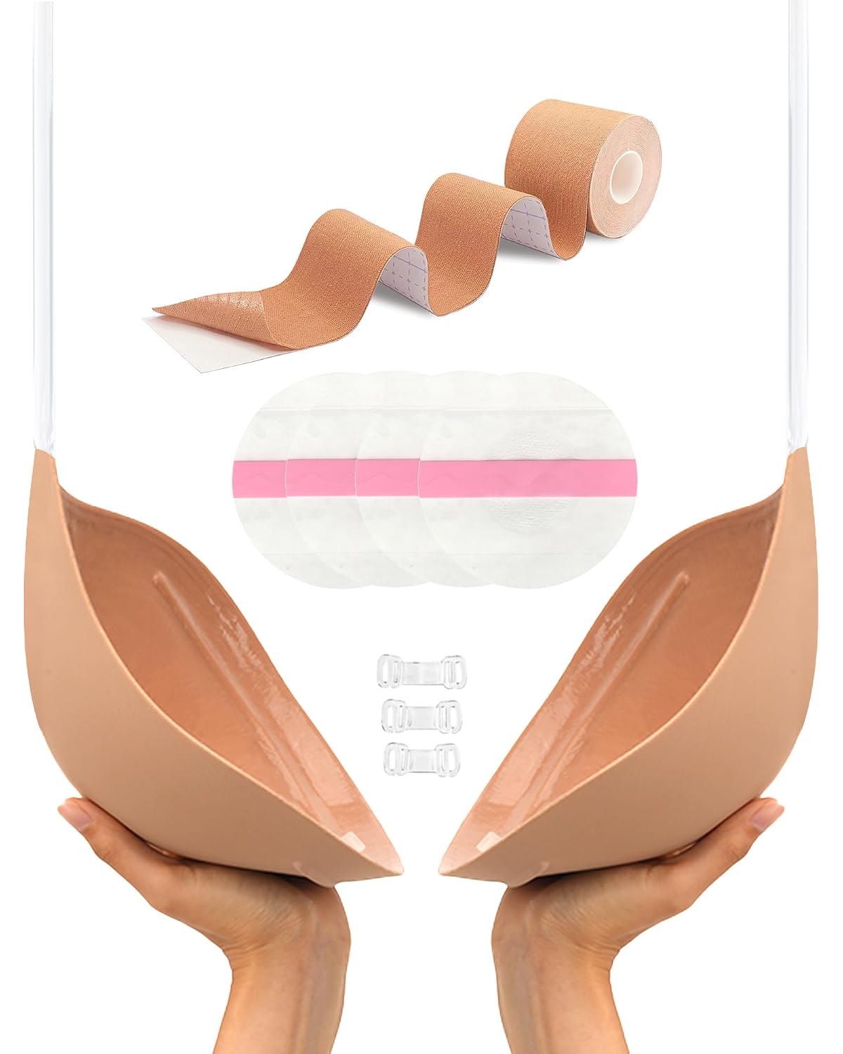 SheLift Plus Size Strapless Adhesive Push-Up Bra — image 2