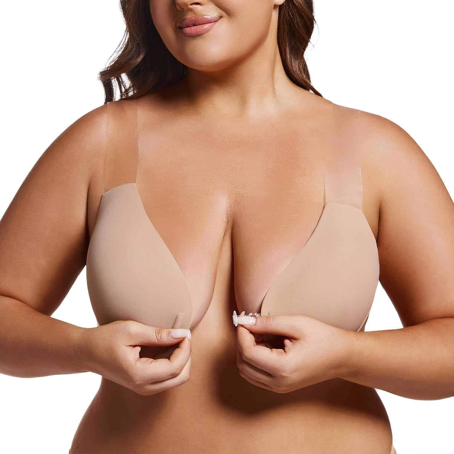 SheLift Plus Size Strapless Adhesive Push-Up Bra — image 3