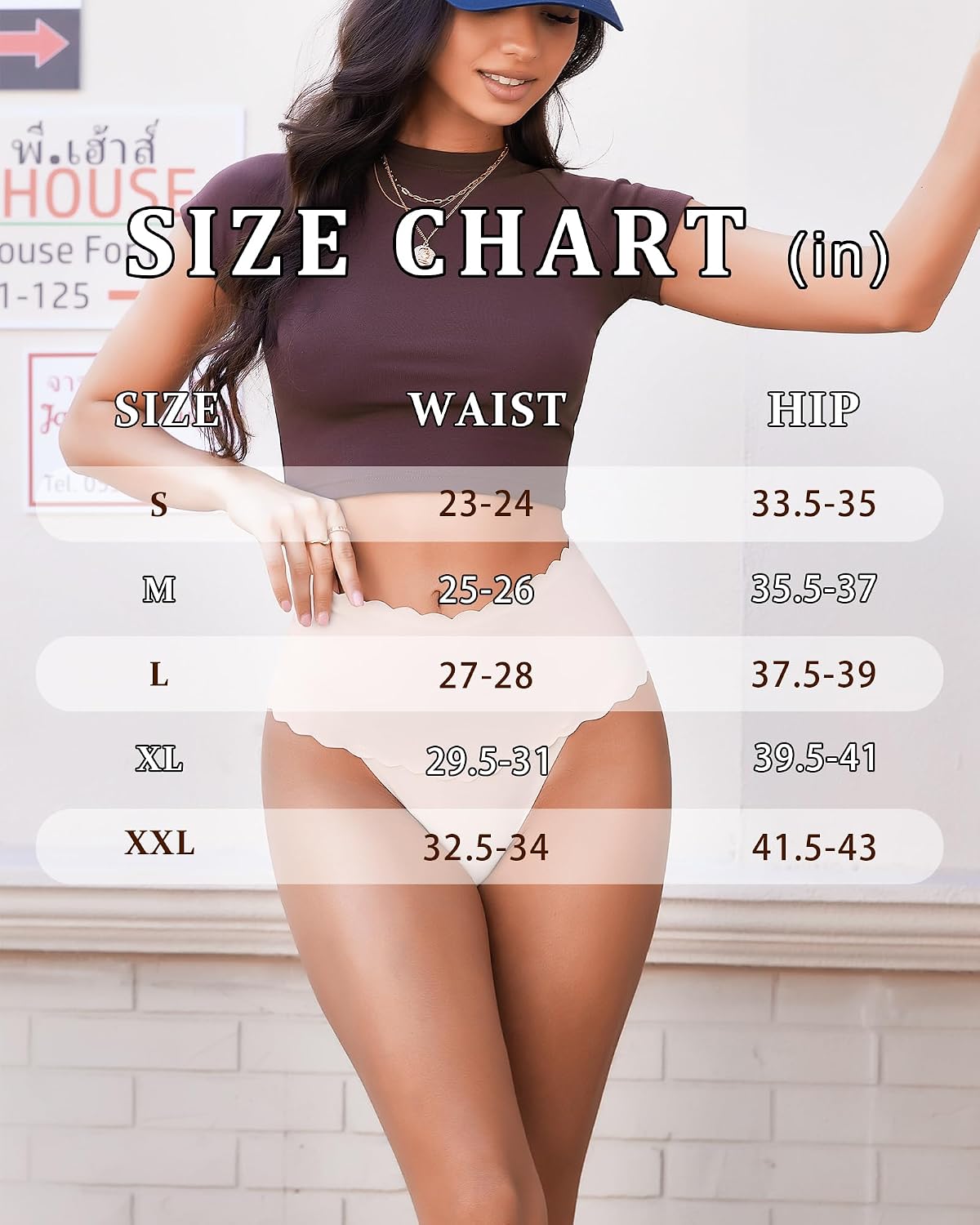 Neikuxia Seamless High Waisted Thong Panties — image 7