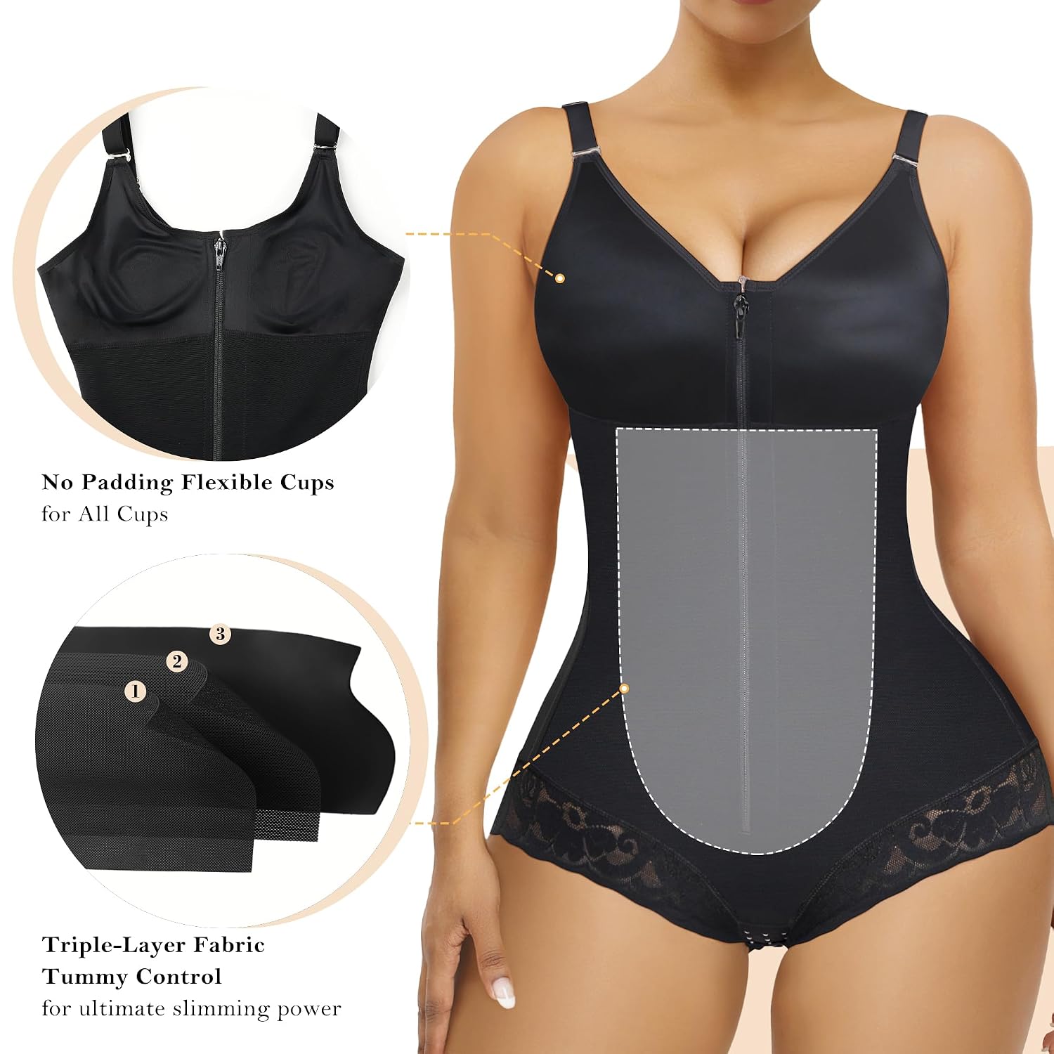 YIANNA Postpartum Shapewear Tummy Control Girdle — image 4