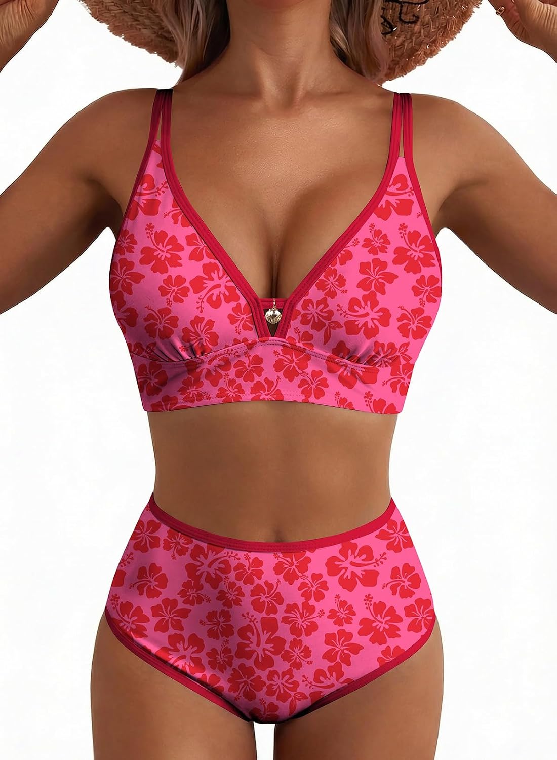 Herseas High Waisted Floral Bikini Set — image 9