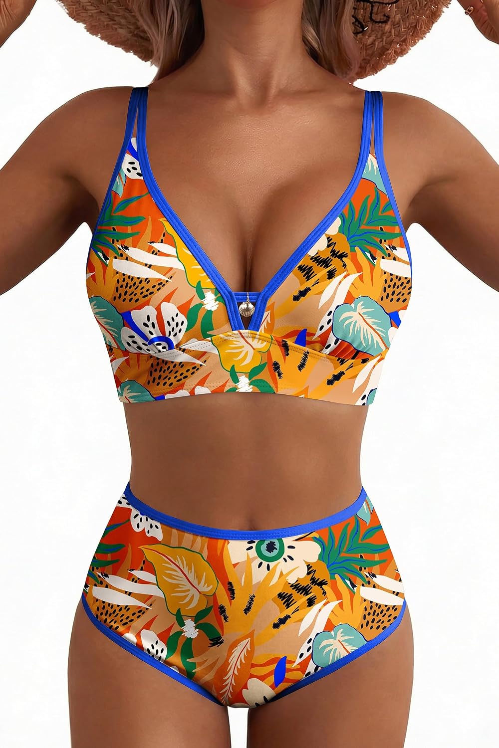 Herseas High Waisted Floral Bikini Set — image 11