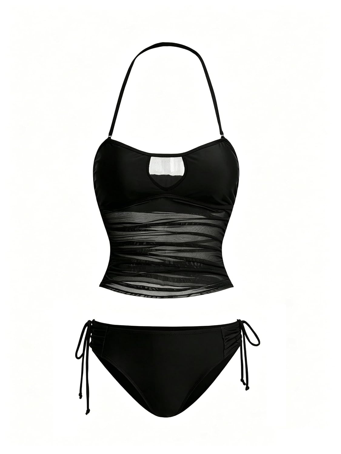 YELAIVP Tummy Control Tankini with Mesh Cut Out — image 5