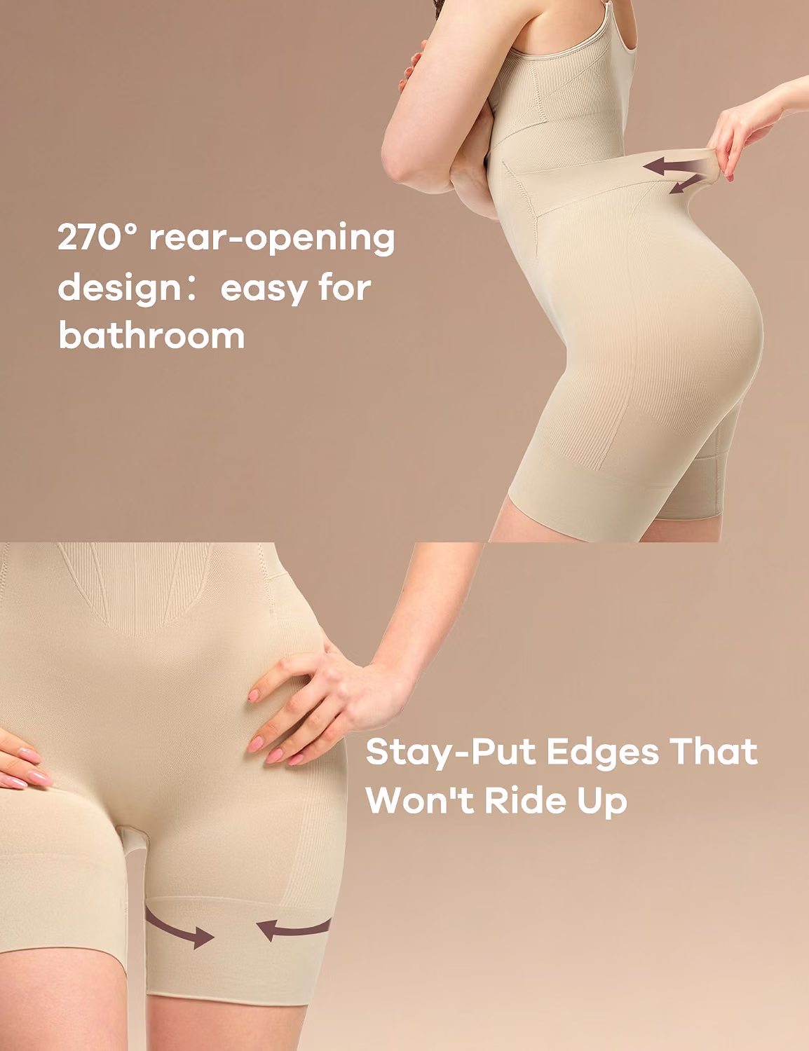 DAZZWEAR Bathroom-Friendly Tummy Control Bodysuit — image 5
