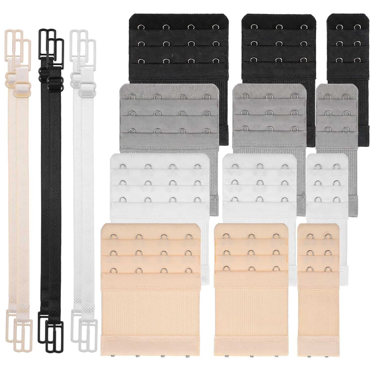 Kynigo Bra Extender Set with Hook Options