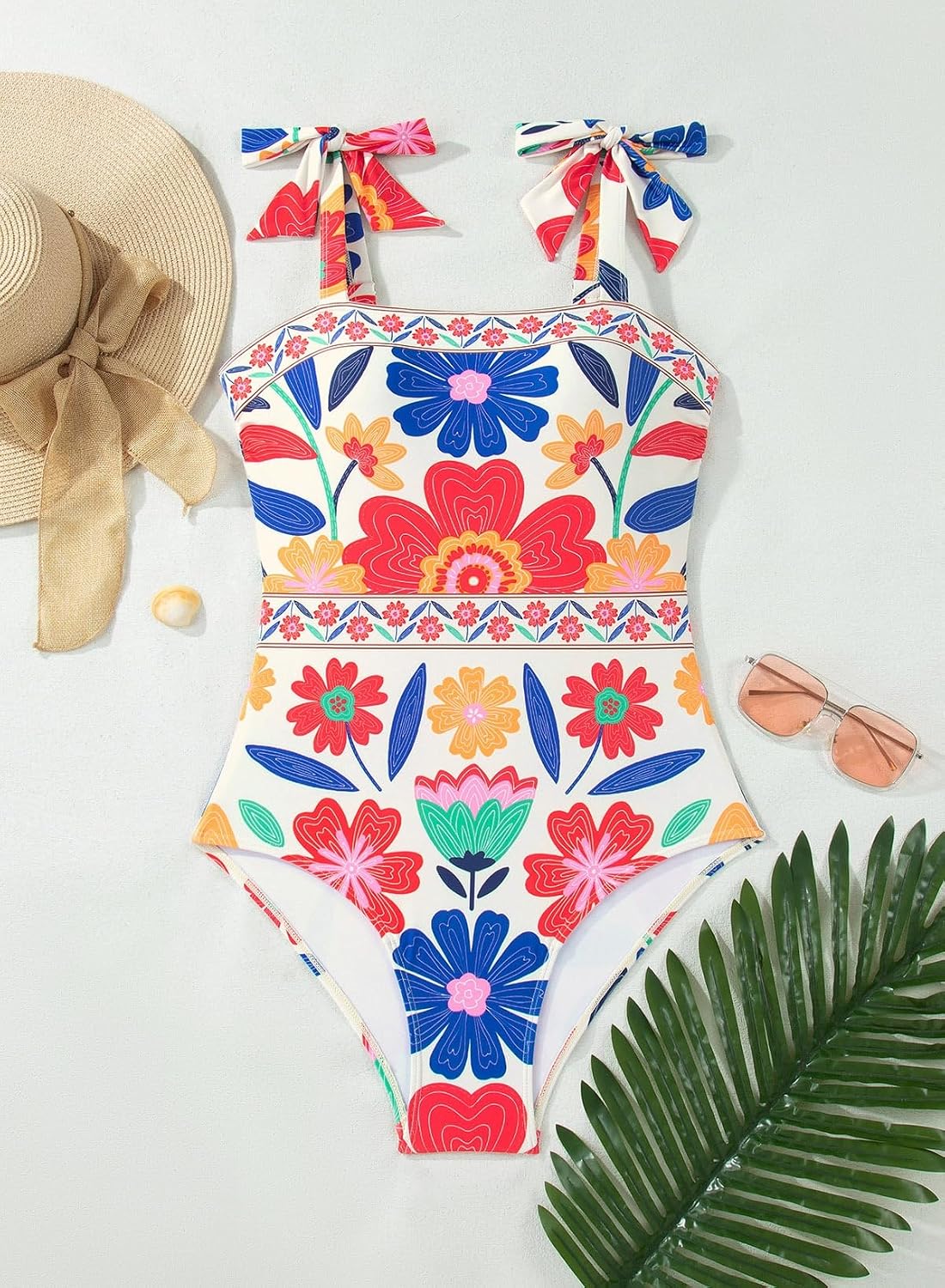 Herseas Tie Knot Tummy Control Swimsuit — image 9