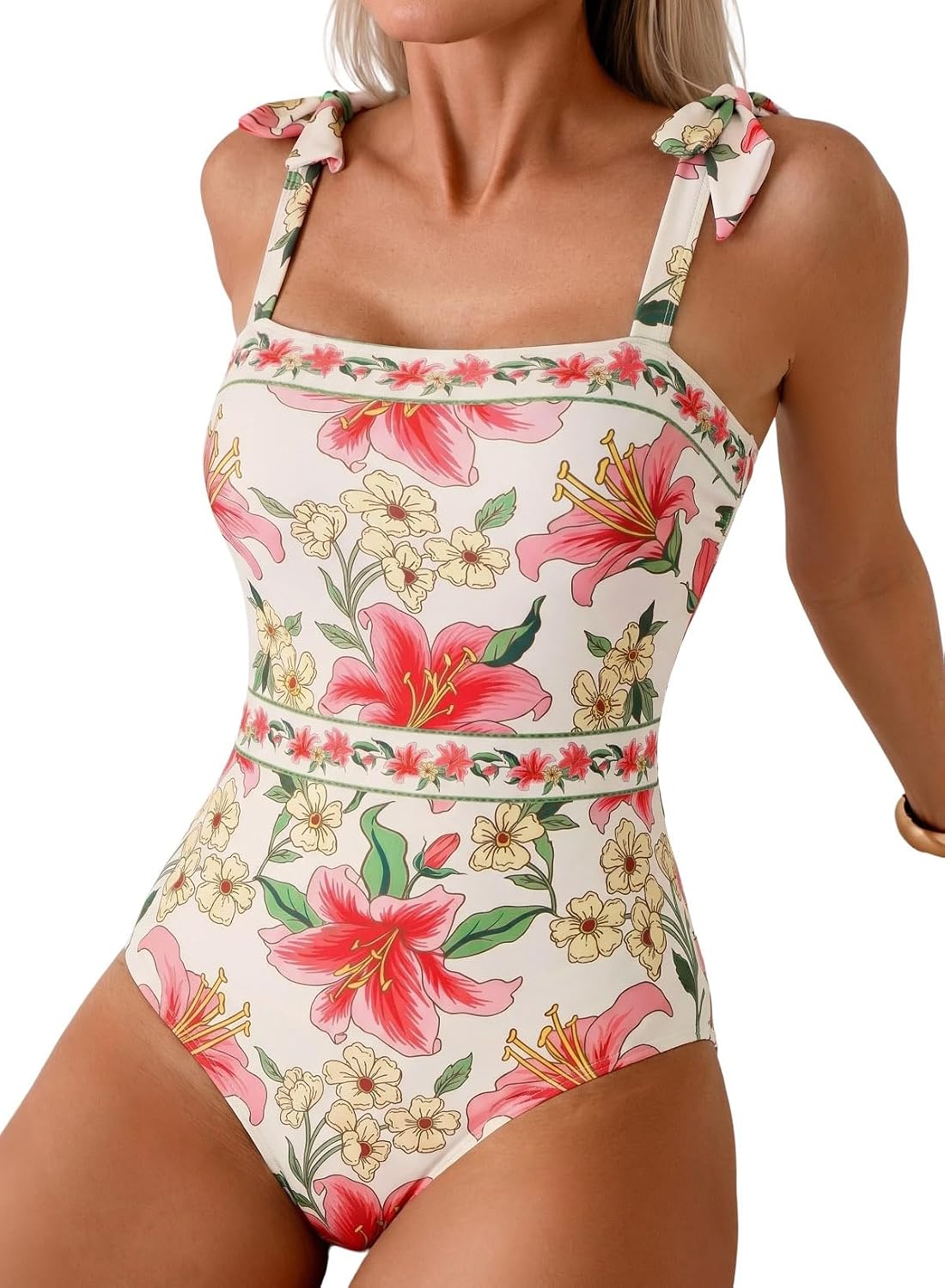 Herseas Tie Knot Tummy Control Swimsuit — image 10