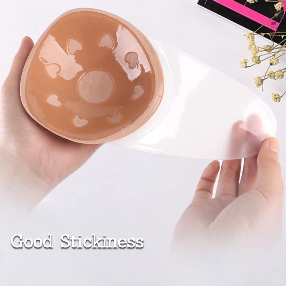 NTSWZYS Invisible Push Up Silicone Bra — image 2