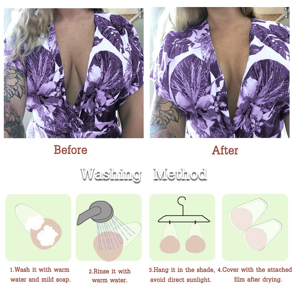 NTSWZYS Invisible Push Up Silicone Bra — image 6