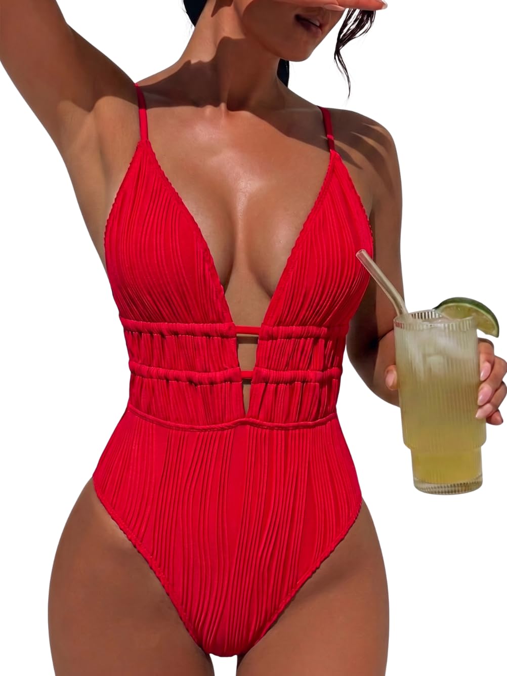 OZHOB High Cut Cheeky One Piece Swimsuit — image 7