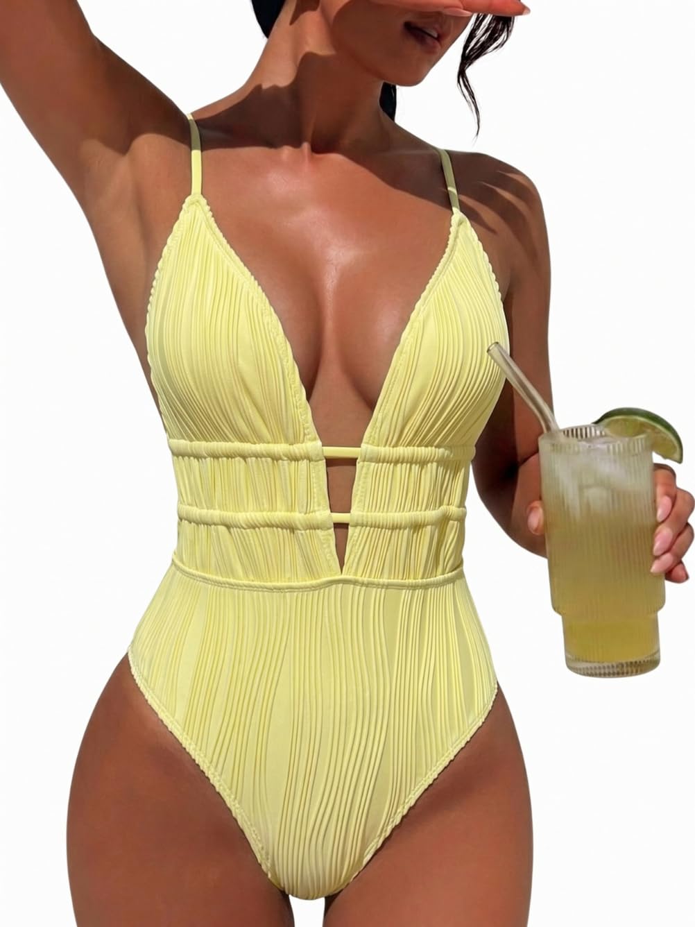 OZHOB High Cut Cheeky One Piece Swimsuit — image 9