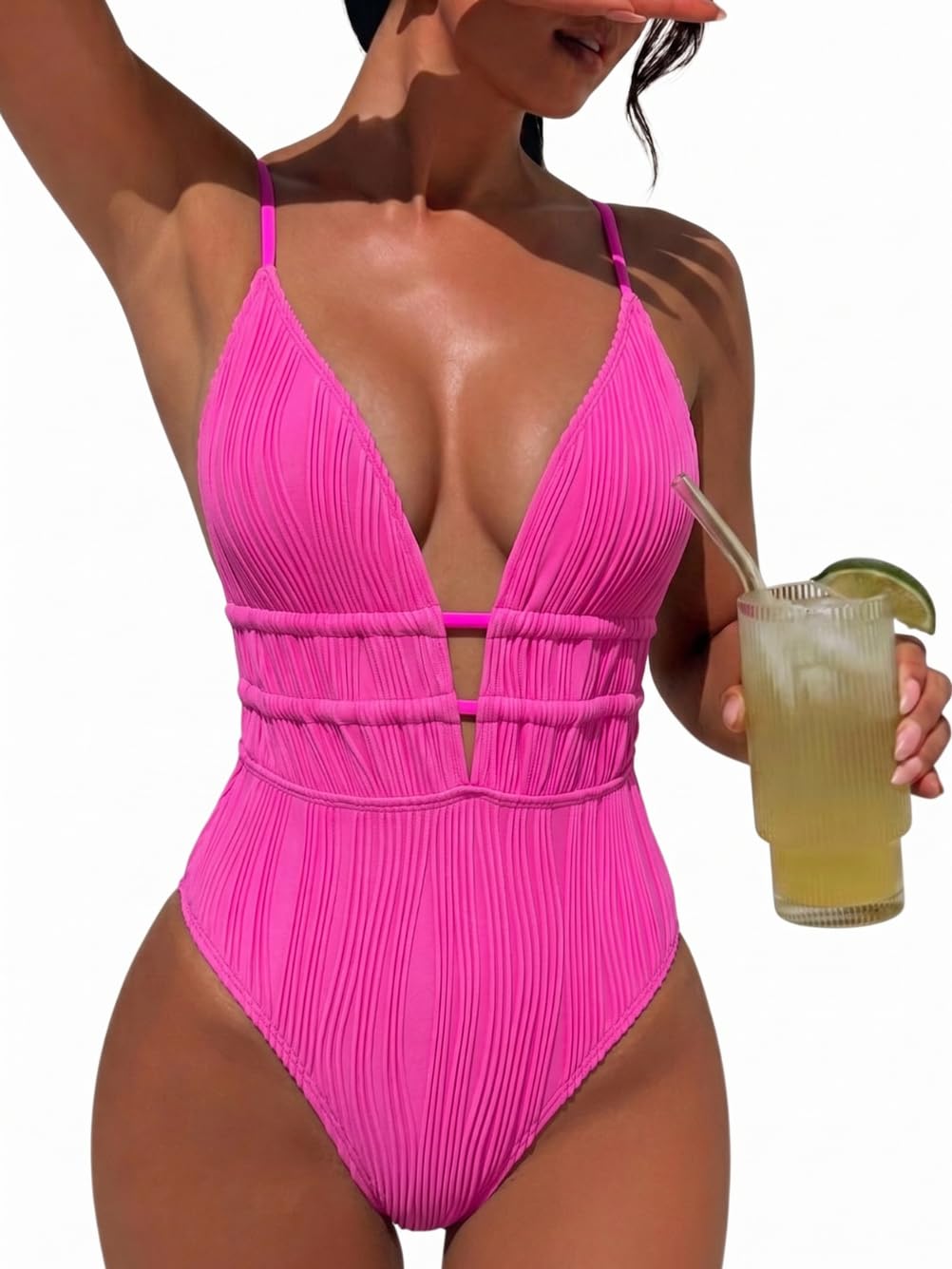 OZHOB High Cut Cheeky One Piece Swimsuit — image 10