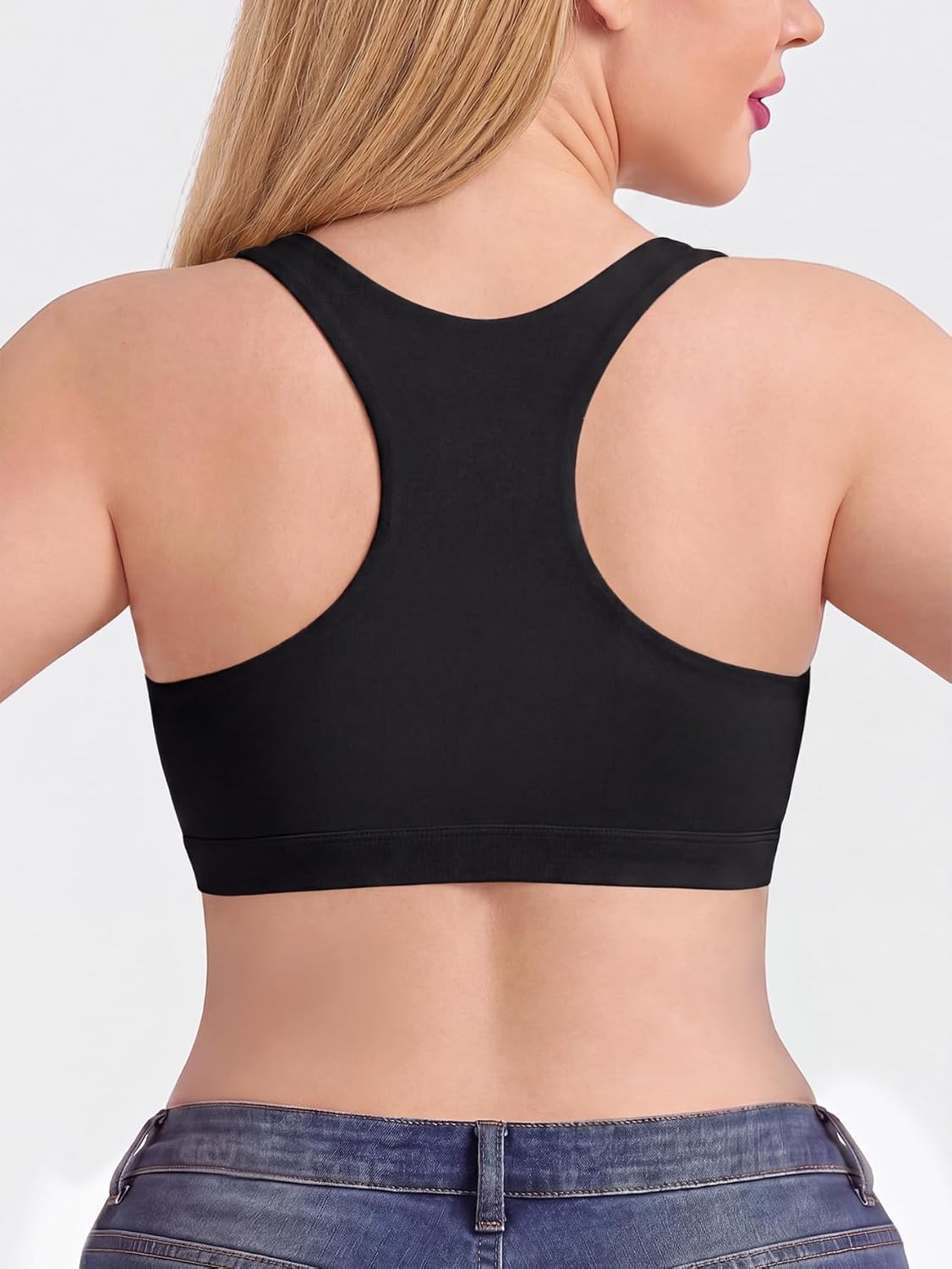 TRYWISH Wireless V-Neck Nursing Sleep Bra — image 2