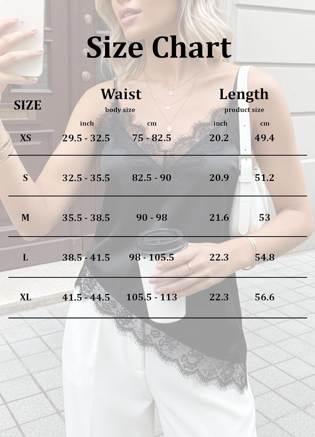 HAWILAND Satin Lace Cami Tank Top — image 6