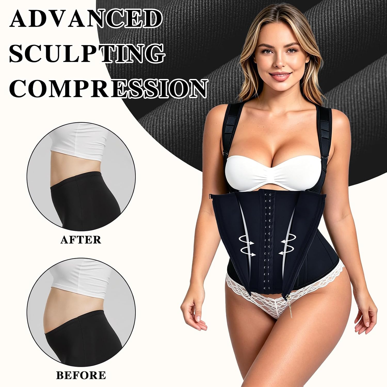 Lisacool Waist Trainer for Women Tummy Control — image 4