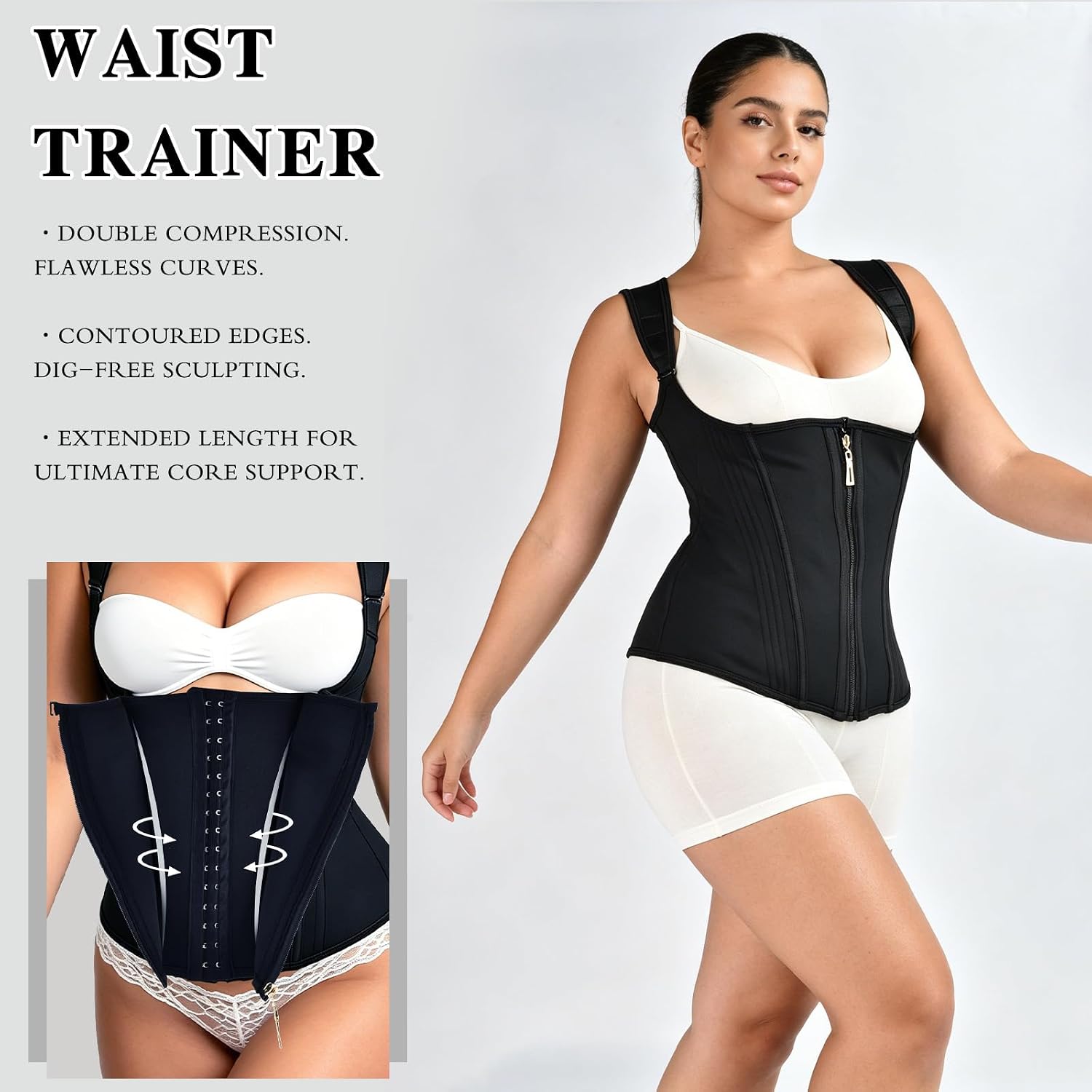 Lisacool Waist Trainer for Women Tummy Control — image 5
